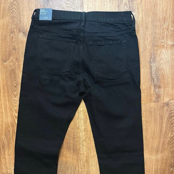 NWT J.Crew Slim Fit Jean In Signature Flex Black Size 31x32 - Picture 7 of 8